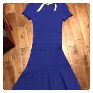 Gilman No 21 purple fitted dress